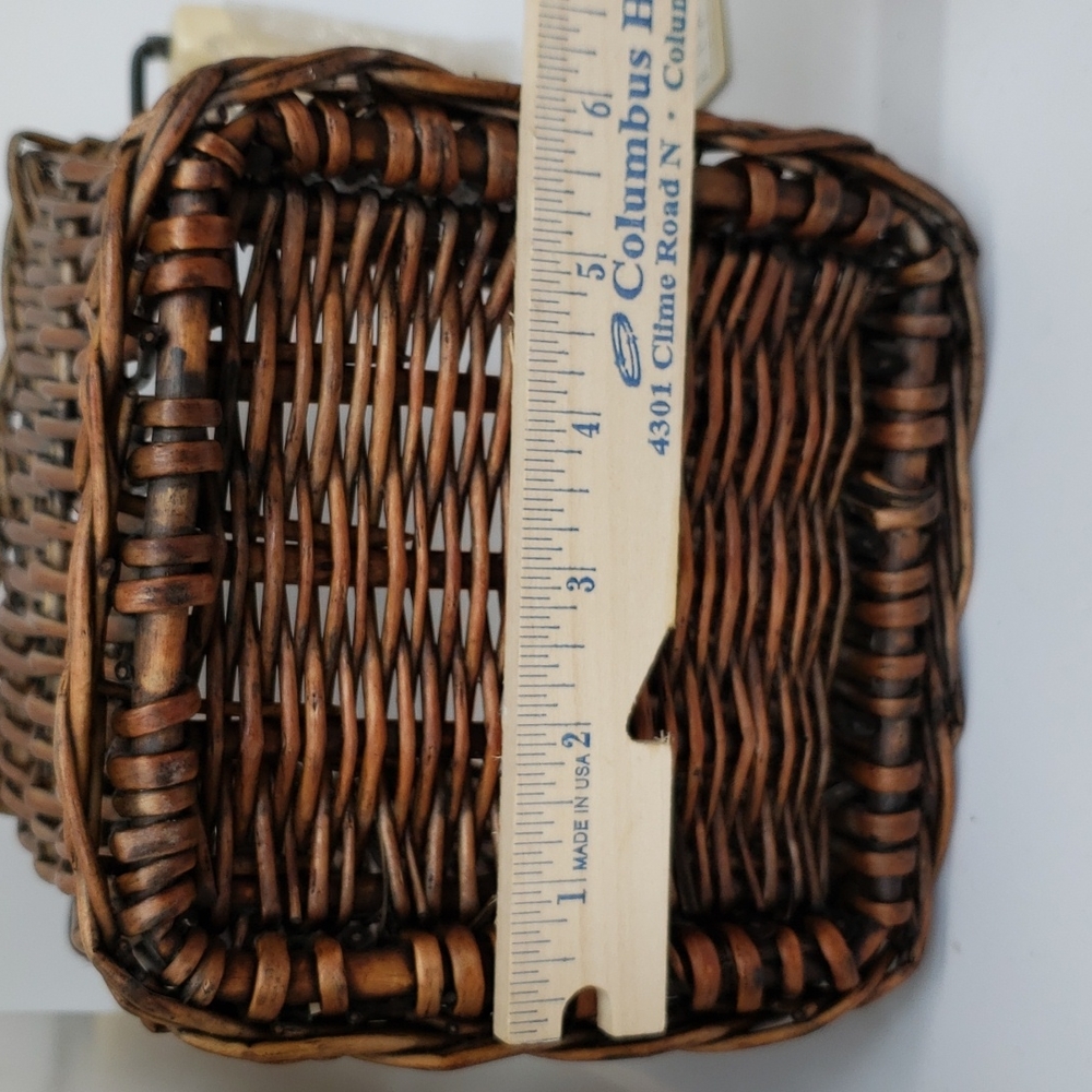 SALE!!! 3 FOR $15 Tastefully Simple Utensil holder- wicker - Picture 8 of 12
